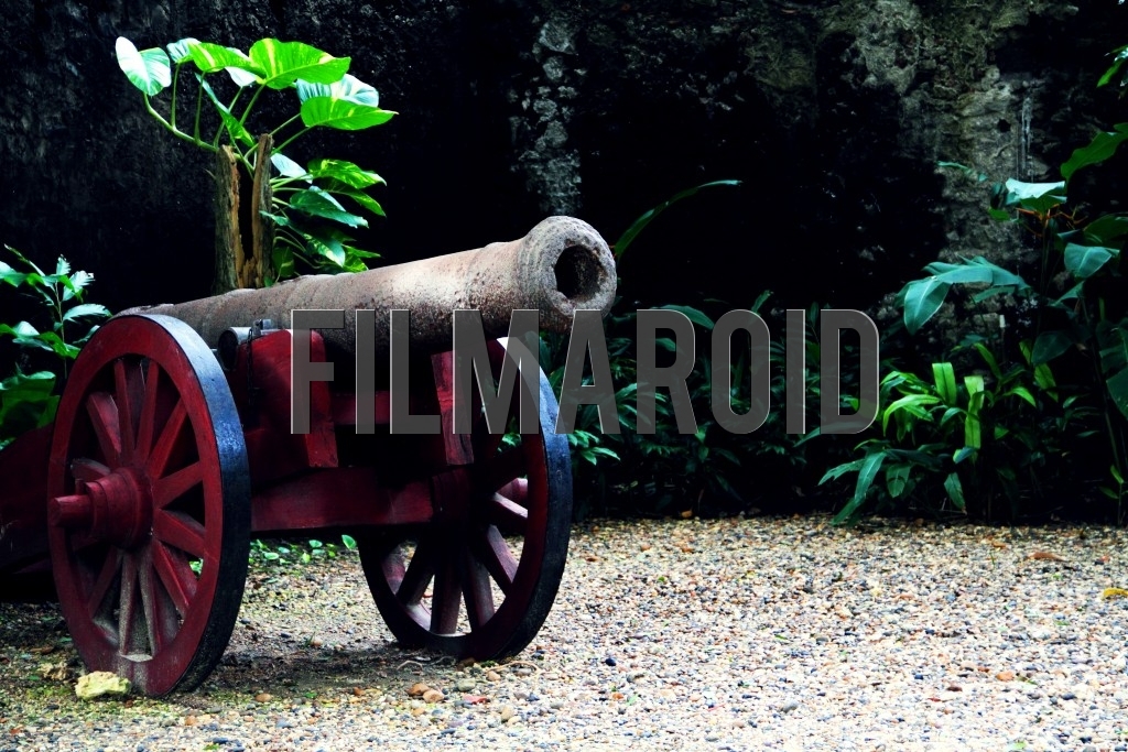 Cannon used during colonial times in Cartagena Colombia