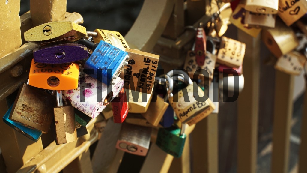 Locks from a bridge in Prague