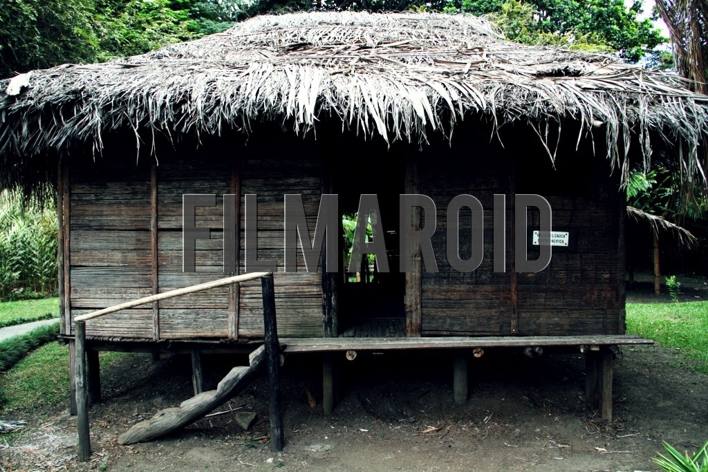 A replica of a typical home from a village in the Pacific Coast of Colombia found at Hacienda Piedechinche Valle del Cauca